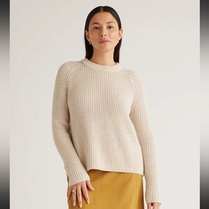 100% Organic Cotton Fisherman Crew Sweater